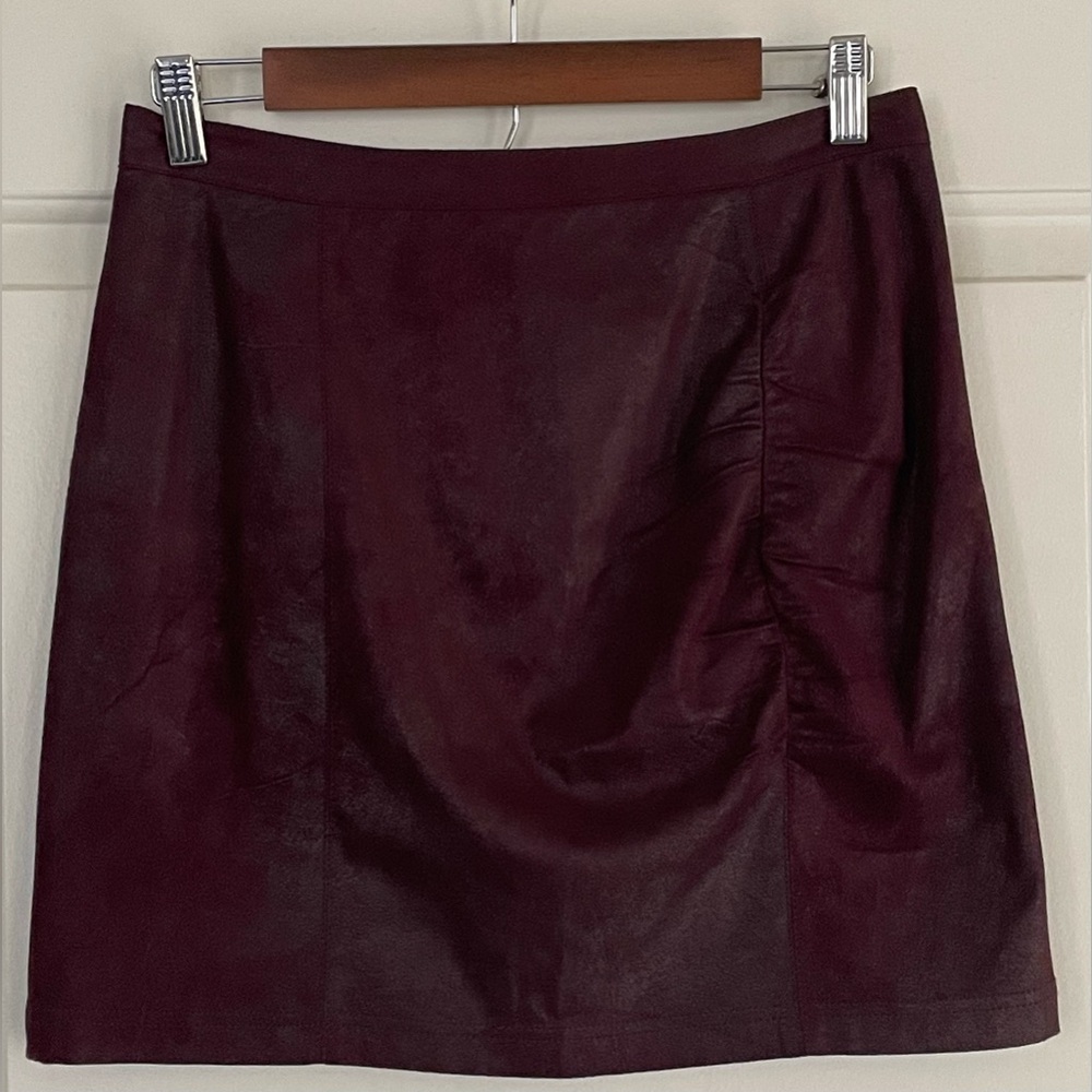 Free People Elegant Burgundy Skirt
